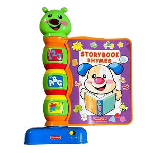 Fisher Price Laugh and Learn Storybook Rhymes Toy with Talking Sounds